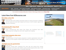 Tablet Screenshot of nzresources.com